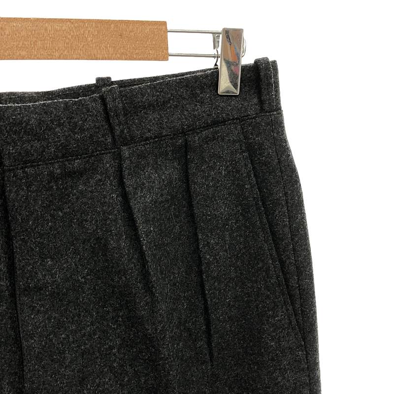 HEUGN / ユーゲン TROUSER 027 ウール 2プリーツ トラウザー スラックス