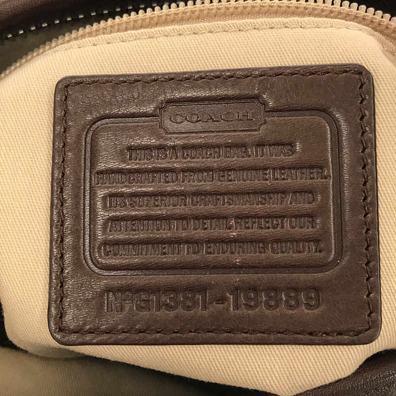 COACH / コーチ レザー ショルダー バッグ