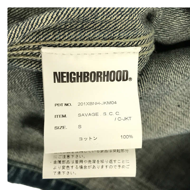 NEIGHBOR HOOD / ネイバーフッド SAVAGE . S.C.C. / C-JKT デニムカバーオールジャケット