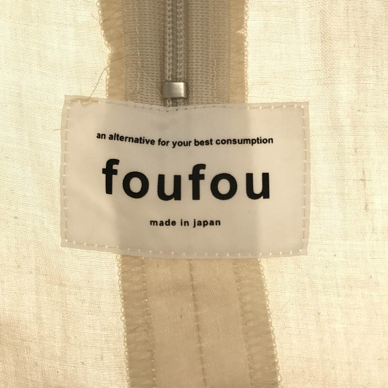 foufou high neck dress shirts シャンパンゴールド