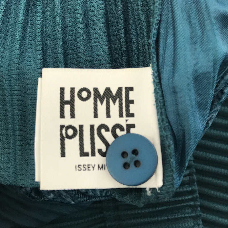 HOMME PLISSE ISSEY MIYAKE / オムプリッセ イッセイミヤケ ポリエステル プリーツ ストレート パンツ