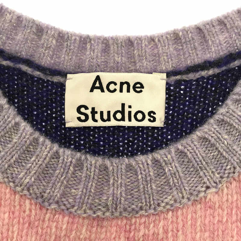 Acne Studios / アクネ ストゥディオズ ウールボーダーニットセーター