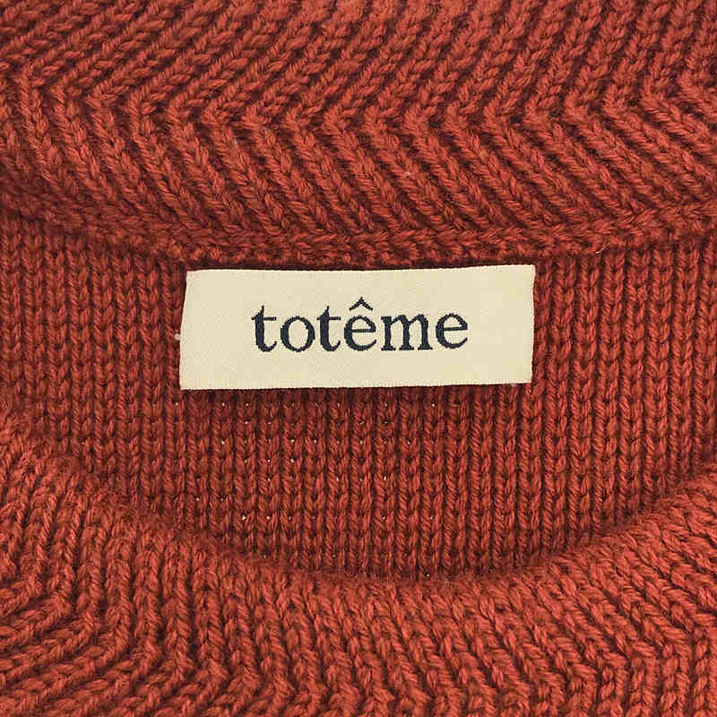 TOTEME / トーテム Deuxieme Classe 取扱 ウールコットン クルーネックニットセーター