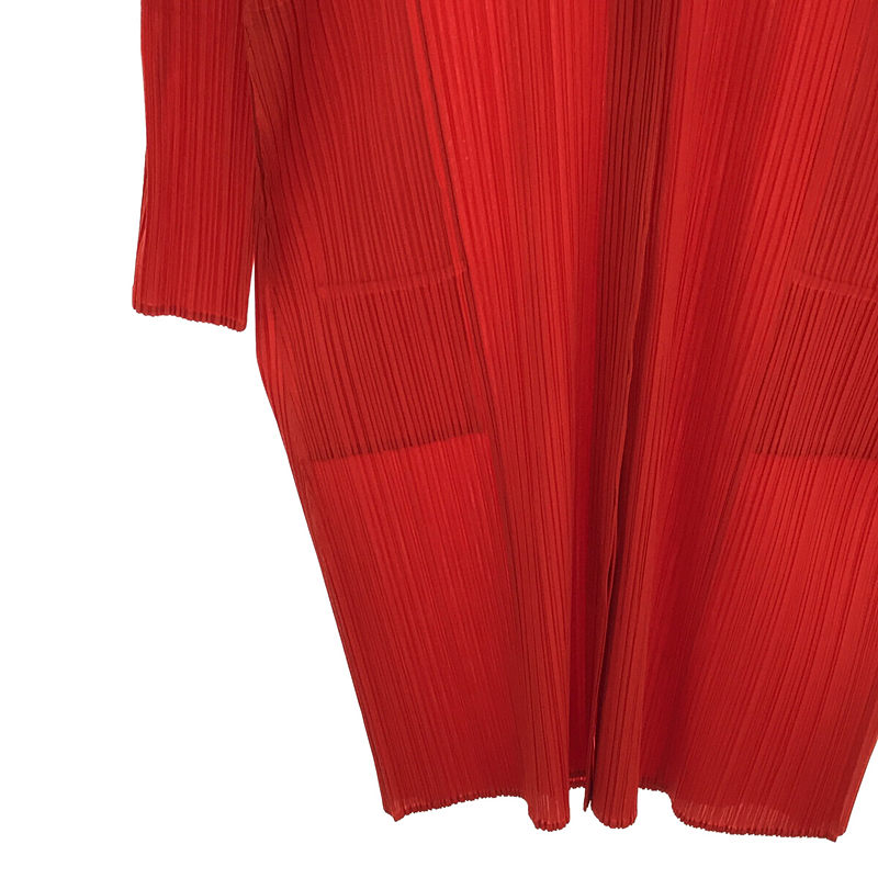 PLEATS PLEASE ISSEY MIYAKE / プリーツプリーズイッセイミヤ スタンドカラー ロングシャツ ワンピース