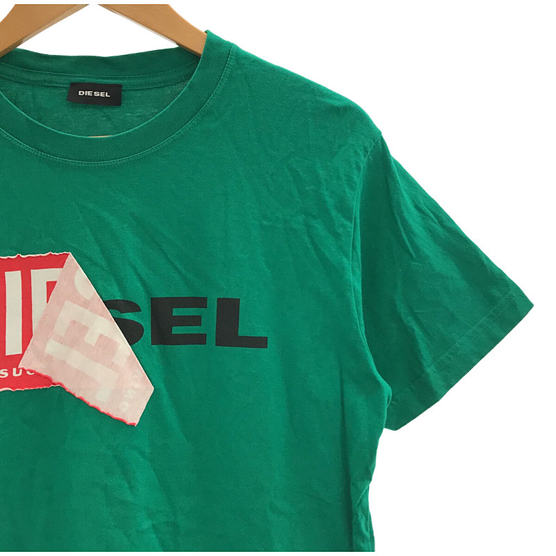 DIESEL / ディーゼル 切り返しロゴ 半袖Tシャツ