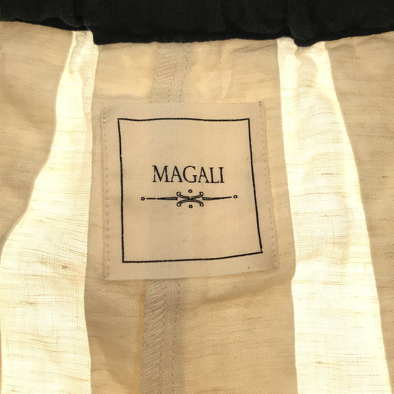 MAGALI / マガリ リネン ワイドパンツ