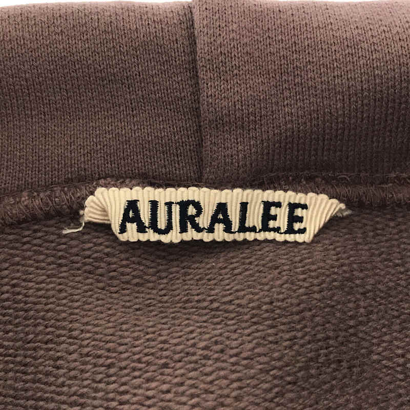 AURALEE / オーラリー SUPER SOFT SWEAT BIG P/O PARKA コットン 無地 プルオーバー パーカー