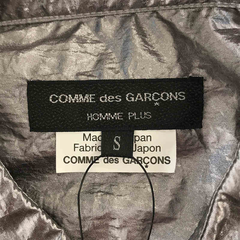 COMME des GARCONS HOMME PLUS / コムデギャルソンオムプリュス ナイロン シルバーメタリック 長袖シャツ