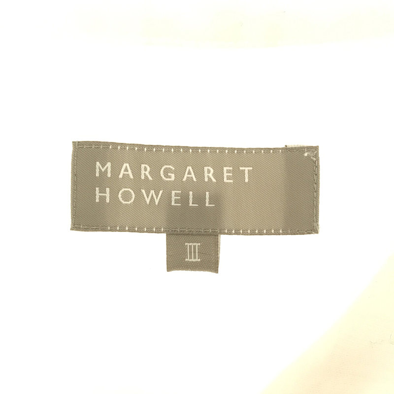 MARGARET HOWELL / マーガレットハウエル リネン パフスリーブ プルオーバー 半袖 ブラウス