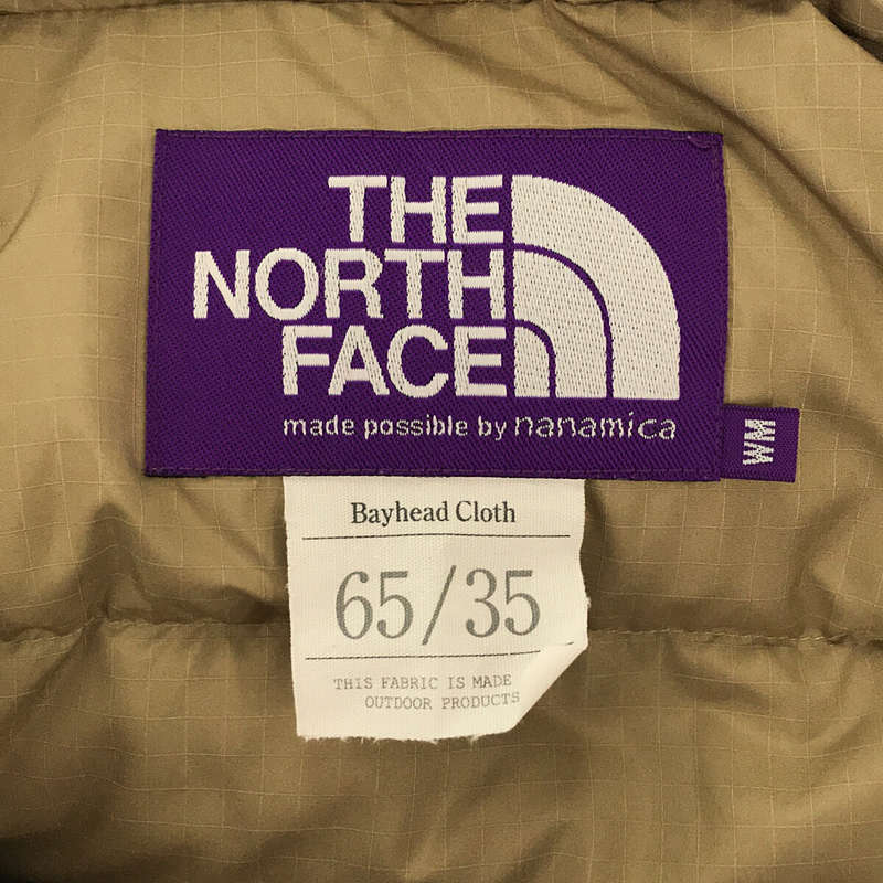 THE NORTH FACE PURPLE LABEL / ザノースフェイスパープルレーベル 65/35 Mountain Short Down Parka 光電子 無地 ダウンジャケット