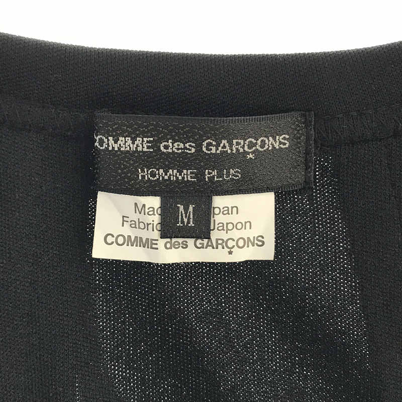 COMME des GARCONS HOMME PLUS / コムデギャルソンオムプリュス ポリエステル ドッキングロング丈カットソー メンズワンピース