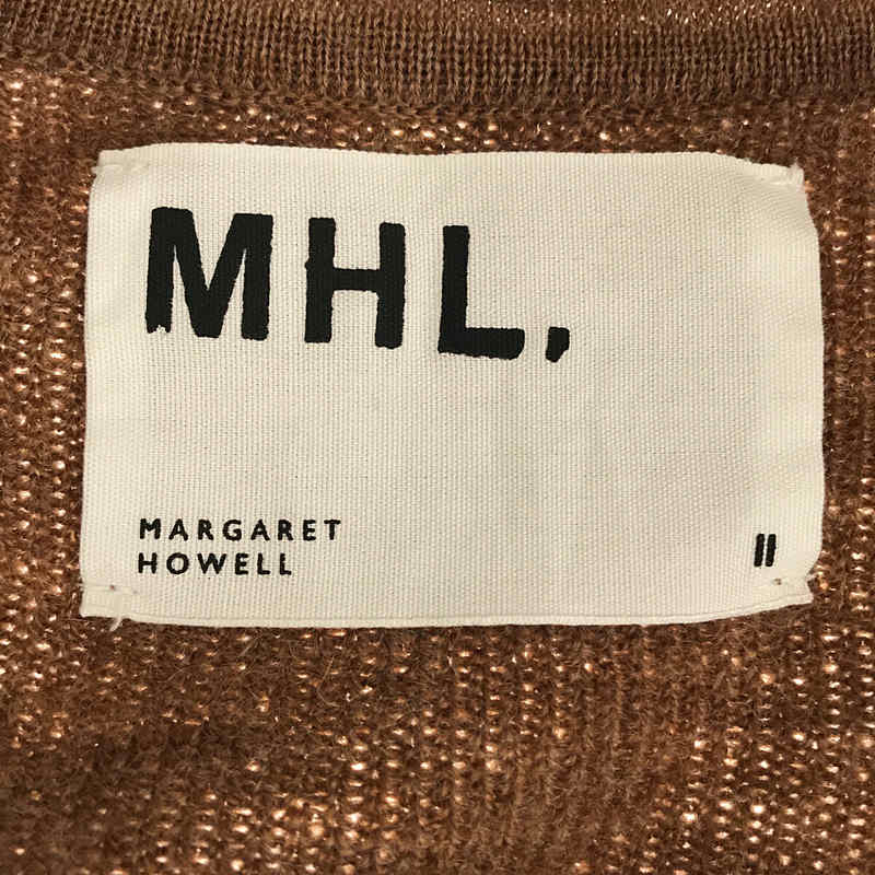 MHL. / エムエイチエル マーガレットハウエル ウール 無地 ニット カーディガン