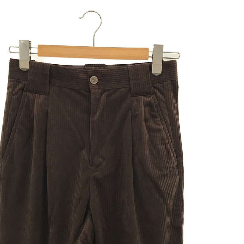 foufou / フーフー corduroy straight pants コーデュロイ ストレートパンツ