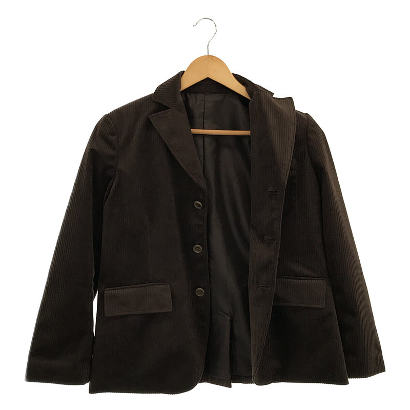 foufou / フーフー corduroy 3 button jacket　コーデュロイ 3ボタン ジャケット