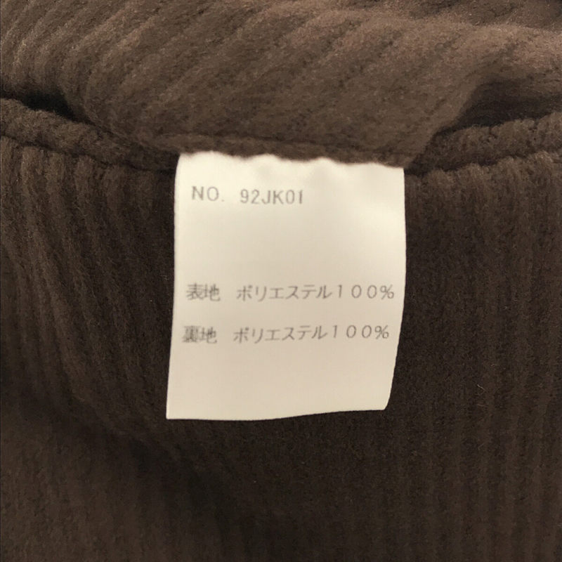 foufou / フーフー corduroy 3 button jacket　コーデュロイ 3ボタン ジャケット