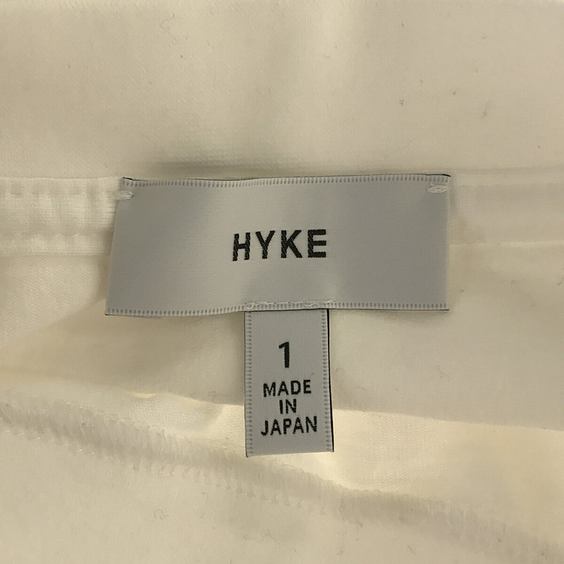 HYKE / ハイク コットン ノースリーブ カットソー