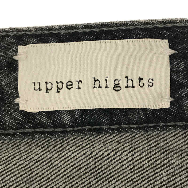 upper hights / アッパーハイツ THE STELLA テーパード ダメージ加工 クロップド デニムパンツ