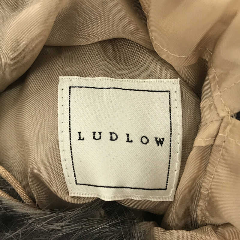 LUDLOW / ラドロー LUDLOW FOX*フォックスファー ヌメバケツバッグ