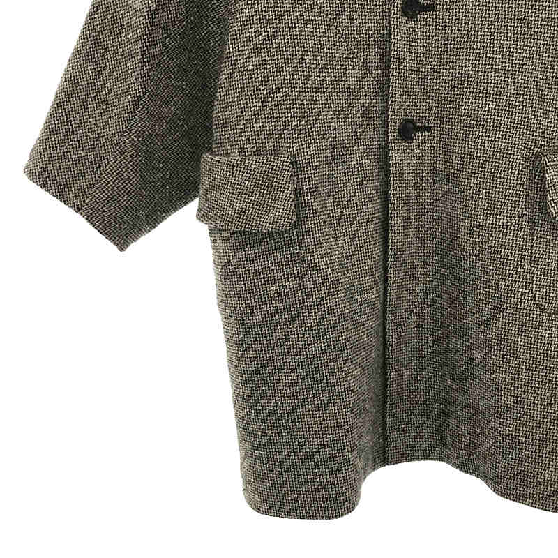 COMME des GARCONS COMME des GARCONS / コムコム ウール 丸襟  キルティング  オーバーシルエット ロングコート