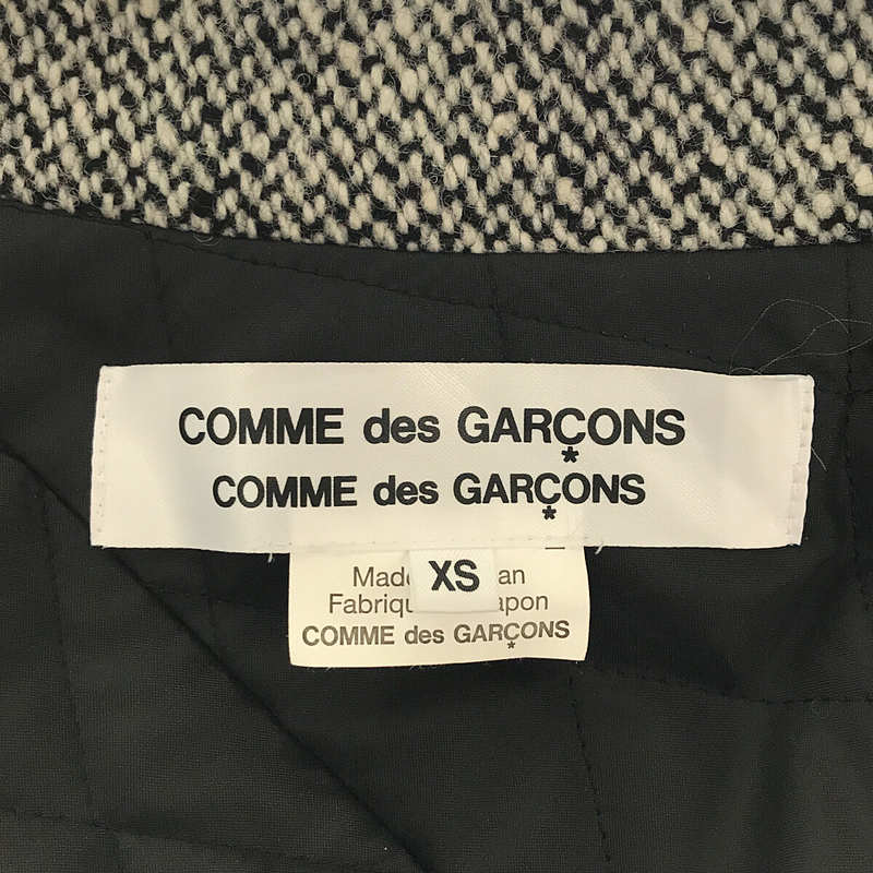 COMME des GARCONS COMME des GARCONS / コムコム ウール 丸襟  キルティング  オーバーシルエット ロングコート