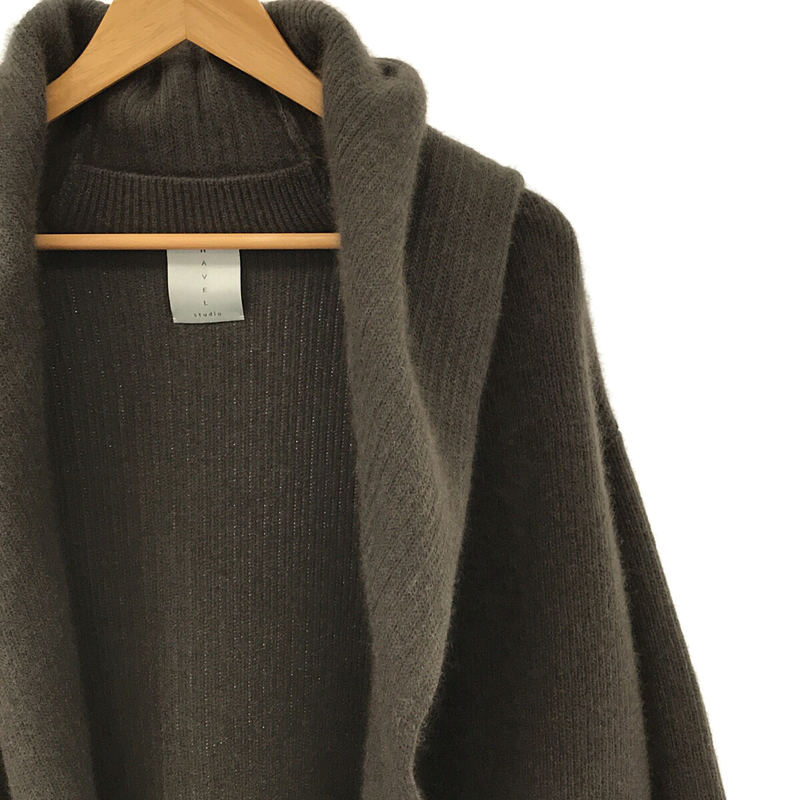 HAVEL studio RACCON KNIT COAT | nate-hospital.com