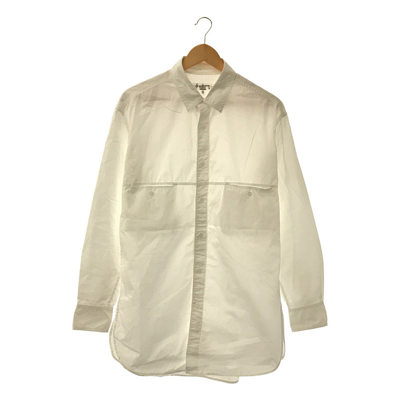 Front Switching Broad cloth Blouse 環縫い ブロードシャツYOHJI YAMAMOTO POUR HOMME /  ヨウジヤマモトプールオム