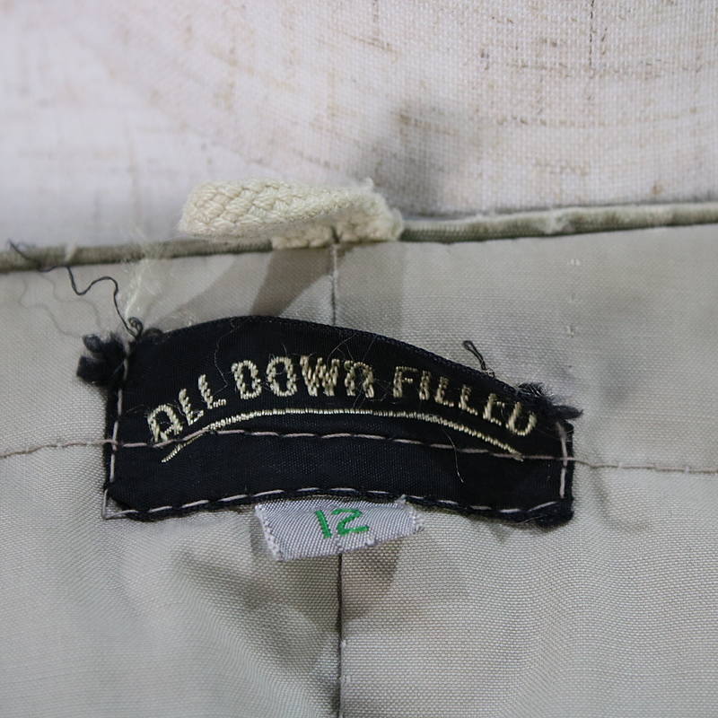 その他 ビンテージ CROWNジップ ダウンジャケット