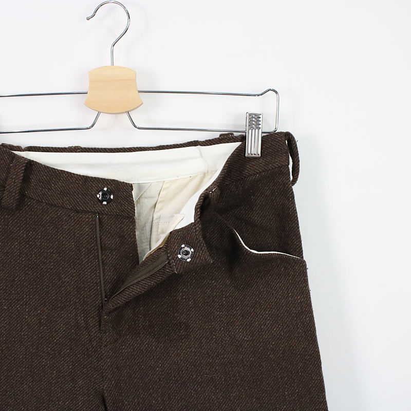 SUNSEA W-FACE WOOL PANTS