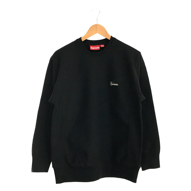 Crewneck Sweat shirt 紙タグ クラウン 刺繍ロゴ クルーネック スウェットSUPREME / シュプリーム