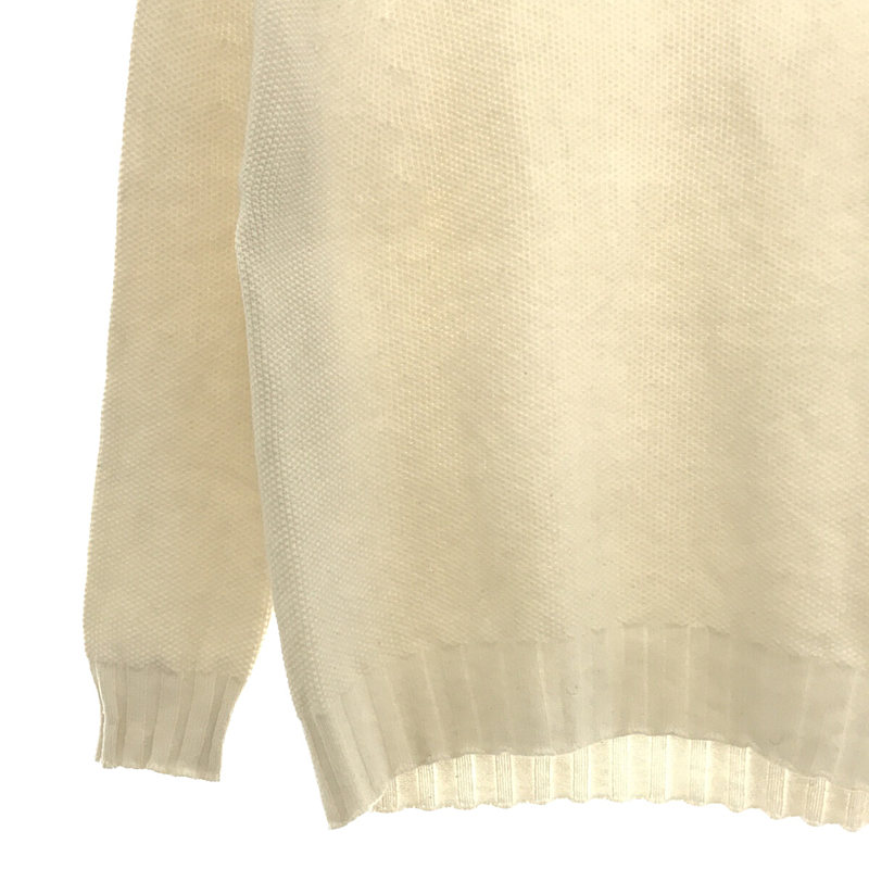 Cruciani / クルチアーニ ウール カシミヤ ポップコーン編み ラウンドネックニット