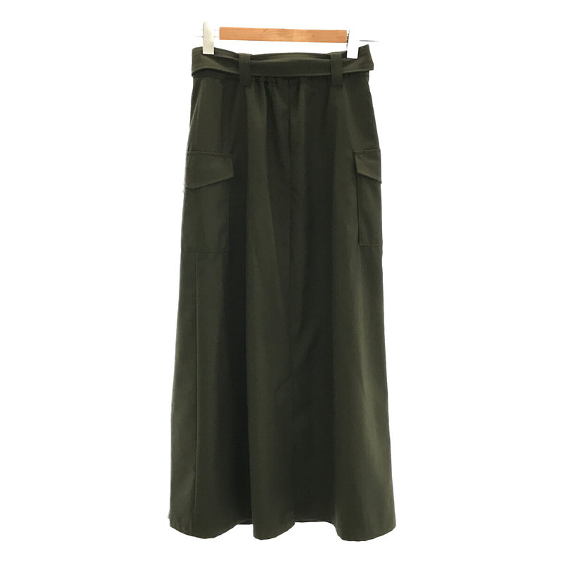 MILITARY PLEATS DOCKING SKIRT ミリタリープリーツドッキングスカート