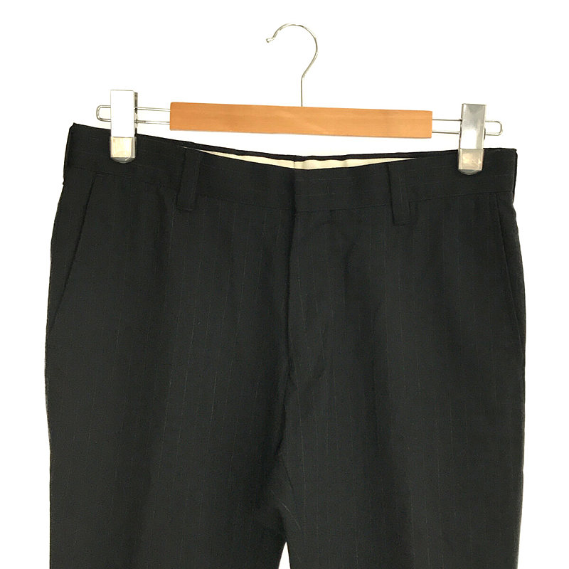 WACKO MARIA / ワコマリア WOOL TROUSERS  ストライプ ウール トラウザー パンツ