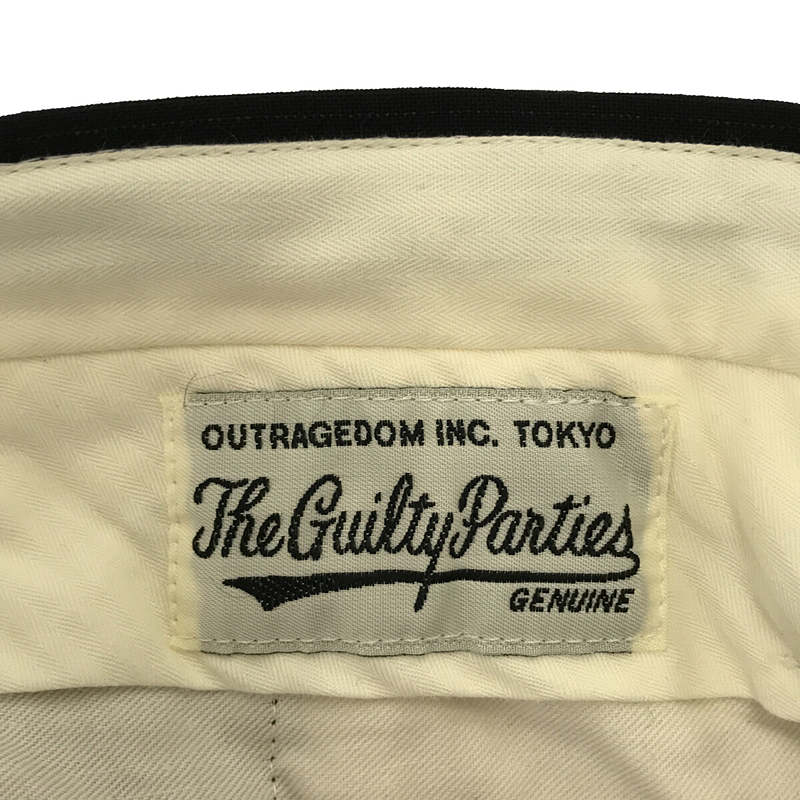 WACKO MARIA / ワコマリア WOOL TROUSERS  ストライプ ウール トラウザー パンツ