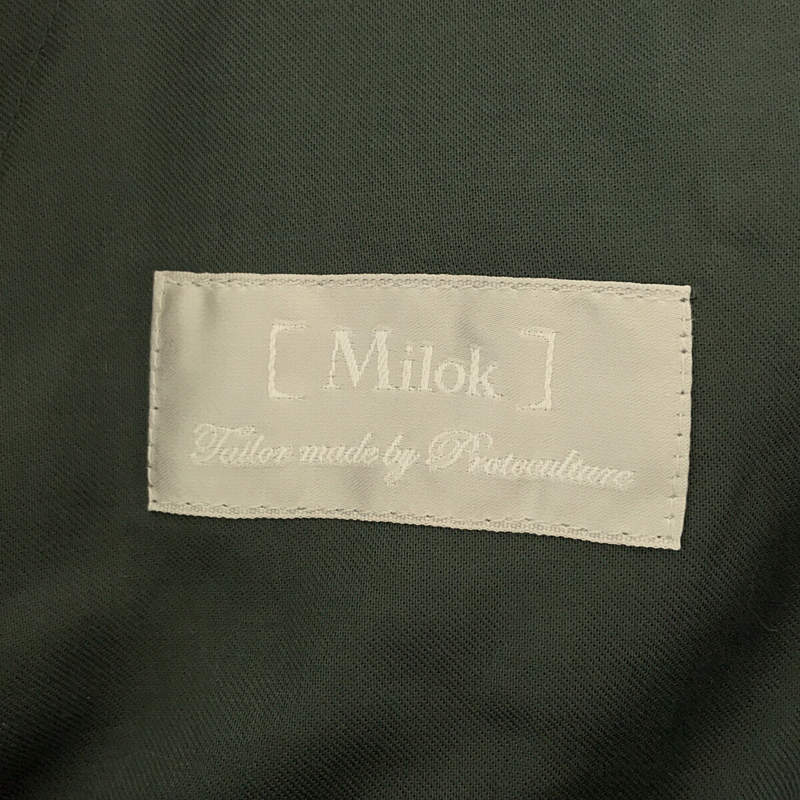 Milok / ミロック 1 Tuck Trousers 総柄 ワンタック トラウザーズ パンツ