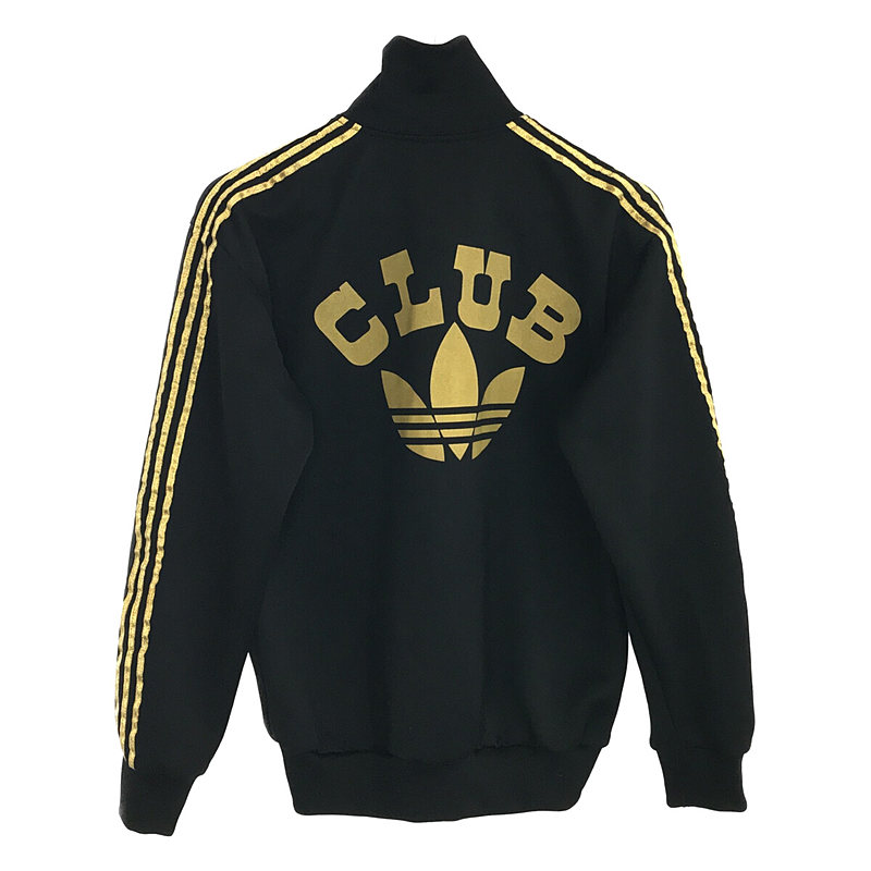 VINTAGE 刺繡タグ 西ドイツ CLUB ロゴ ヴィンテージ オリジナル クラブアディダス ライン 黒金 ジャージ トラック  ジャケットadidas / アディダス