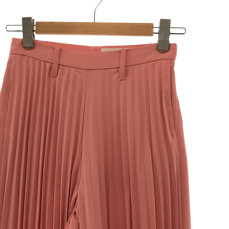 AKIRANAKA / アキラナカ トリアセテート フロントプリーツ ワイドパンツ