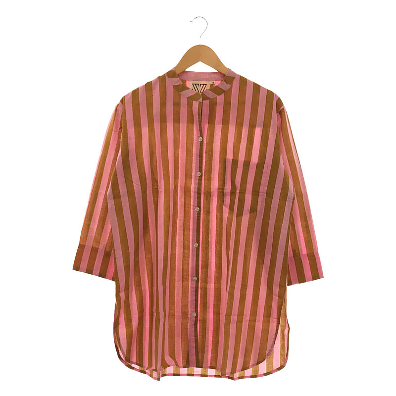 Long Guru Thick Stripe Shirt ストライプ ロングシャツ | ブランド ...