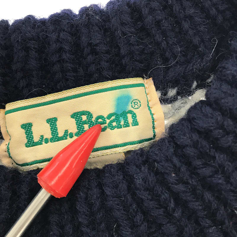 L.L.BEAN / エルエルビーン OLD VINTAGE オールド ヴィンテージ ノルディック ウール クルーネック ニット セーター