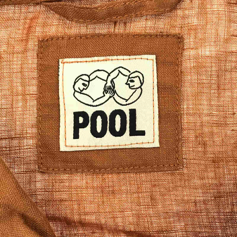 POOL / プール 無印良品取扱い いろいろの服 麻 リネン100％ 羽織り ロング シャツ ワンピース