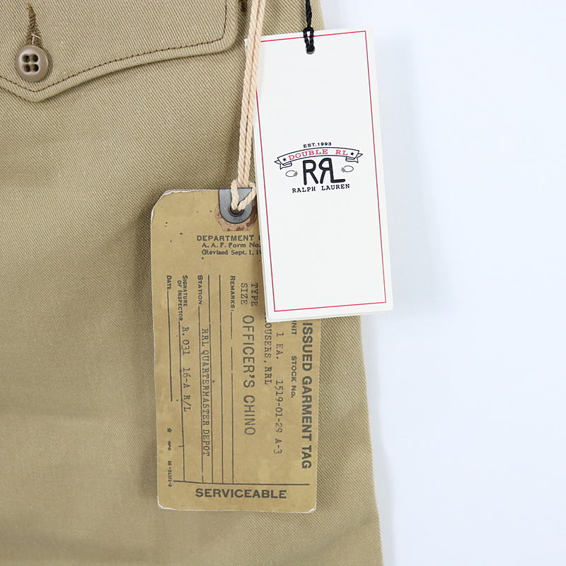 RRL / ダブルアールエル LIMITED EDITION OFFICER'S CHINO オフィサーズチノパンツ