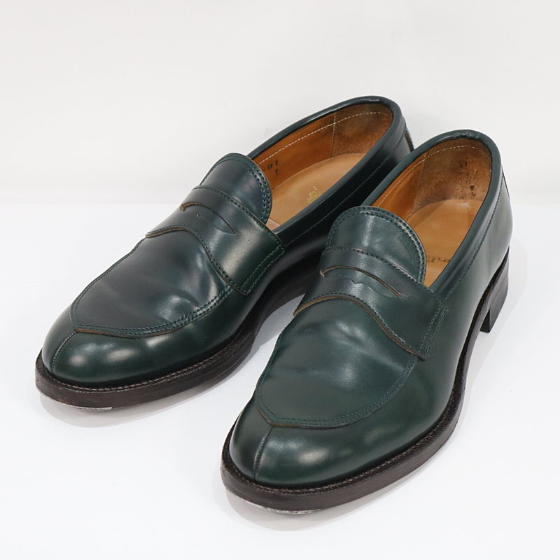 Makers V TIP LOAFER GREEN size5 コードバン - メンズ