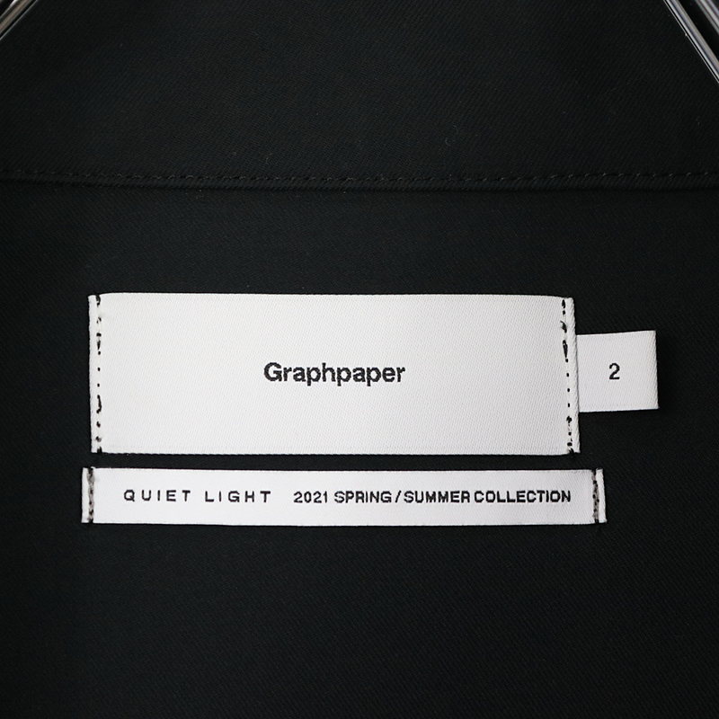 Graphpaper / グラフペーパー L’ECHOPPE Limited Collection Cupro Shirt Coat キュプラシャツコート