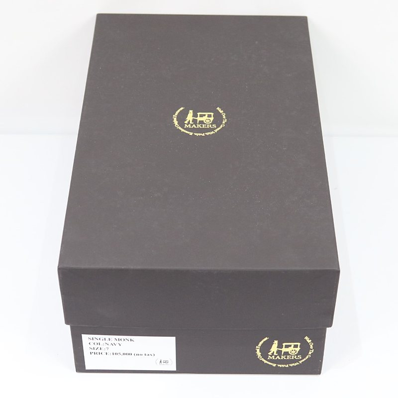 MAKERS / メイカーズ メーカーズ SINGLE MONK コードバンモンクストラップシューズ