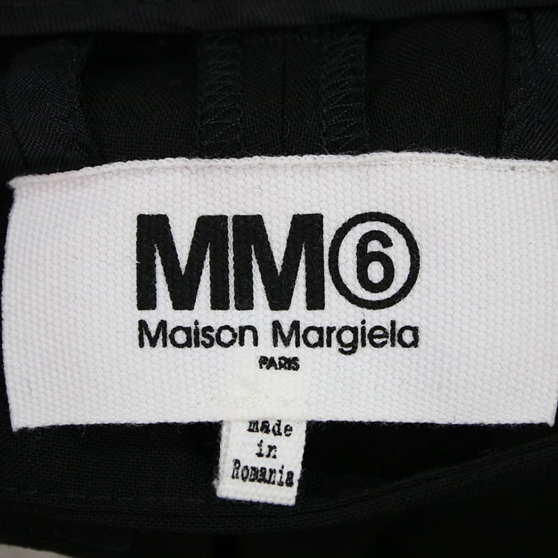 MM6 Maison Margiela / エムエムシックス メゾンマルジェラ ウール2タックスラックスパンツ