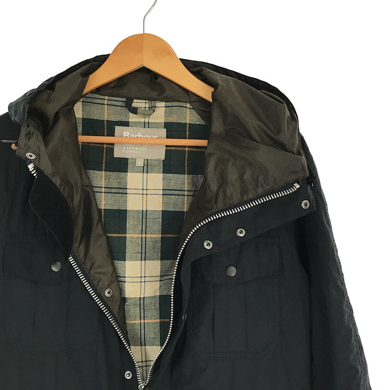 Barbour / バブアー × MARGARET HOWELL マーガレットハウエル 別注 INVINCIBLE OILED JACKET インシンブル オイルド ジャケット フーディー