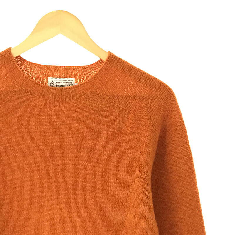 INVERALLAN / インバーアラン 英国製 CREW NECK SHETLAND SWEATER シェットランドウール クルーネック プルオーバー ニット セーター