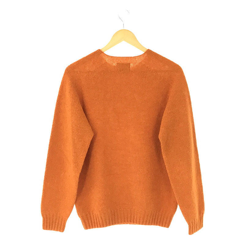 英国製 CREW NECK SHETLAND SWEATER シェットランドウール クルー