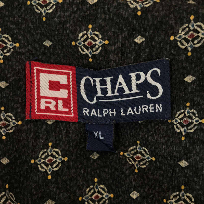 RALPH LAUREN / ラルフローレン 90s VINTAGE ヴィンテージ CHAPS Ralph Lauren 総柄 プリント ボタンダウン シャツ