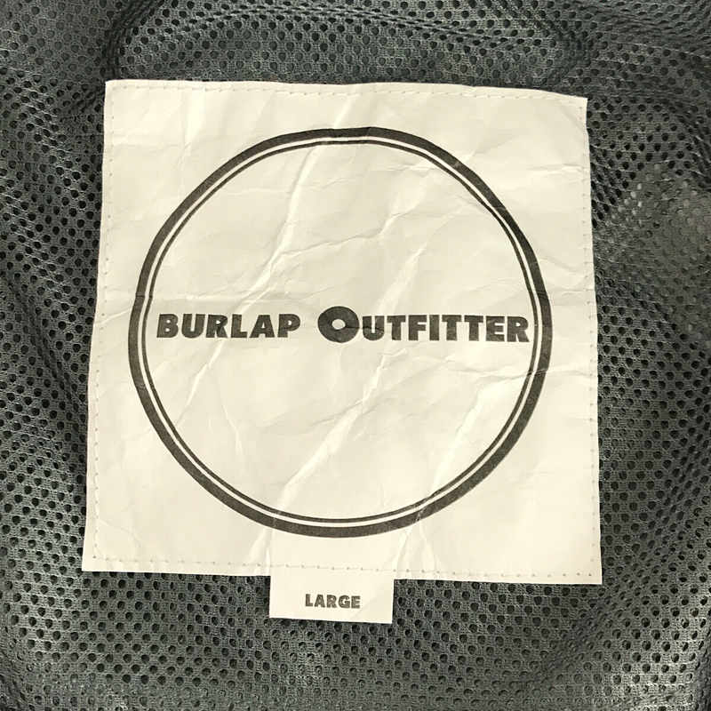 BURLAP OUTFITTER / バーラップアウトフィッター TRACK PANT SOLID サプレックスナイロン ワイドテーパード イージー パンツ