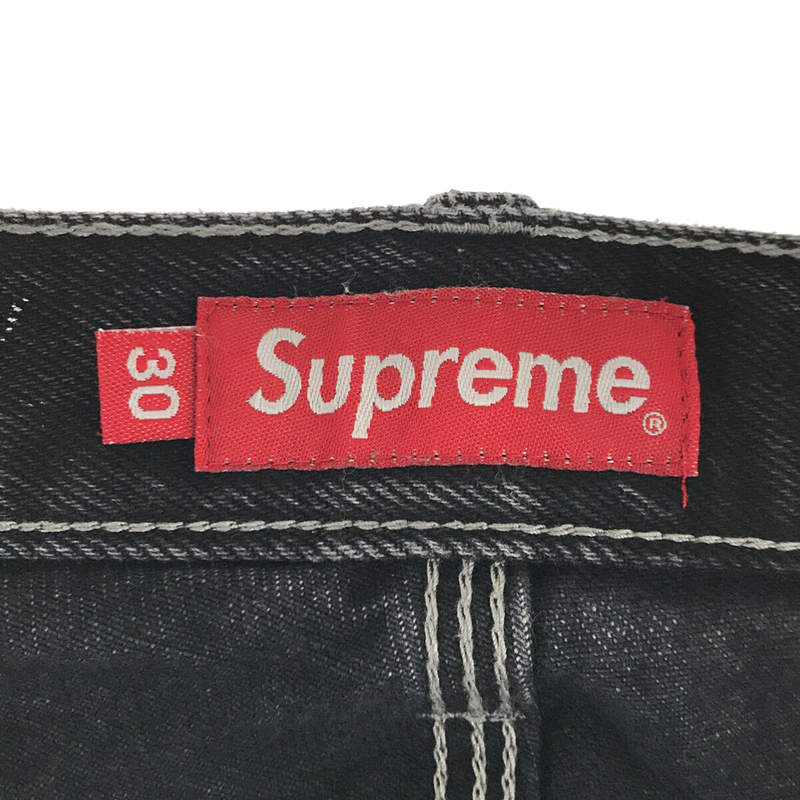 SUPREME / シュプリーム Handstyle Denim Painter Short ”Black” ハンドスタイル デニム ペインター ショート  パンツ